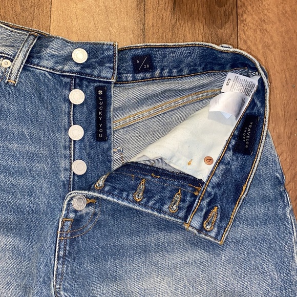 Worn once lucky brand high rise jean shorts - Picture 4 of 9